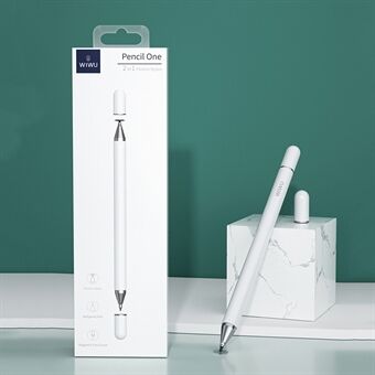 WIWU Pencil One 2 in 1 Passiivinen kapasitiivinen kynä + kynä tukee Android Apple Microsoft -järjestelmää