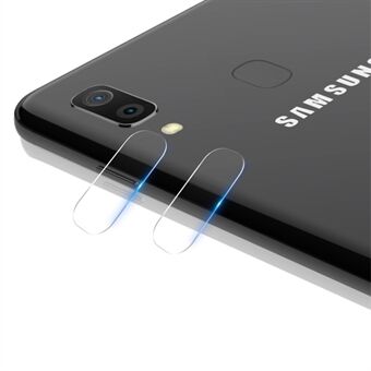 IMAK 2kpl / pakkaus teräväpiirtolasi, kirkas kameran linssisuoja Samsung Galaxy A40