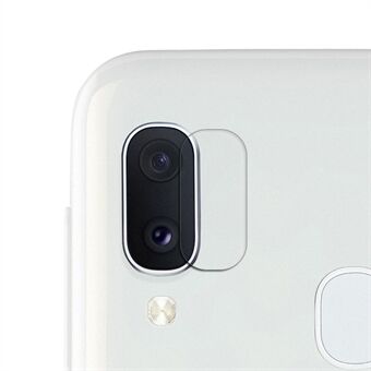Täysi peittävä karkaistu lasi kameran linssin suojakalvo Samsung Galaxy A20e:lle