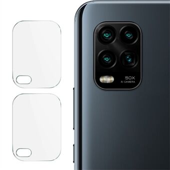 IMAK 2kpl / pakkaus teräväpiirtolasilinssikalvo Xiaomi Mi 10 Youth -puhelimelle