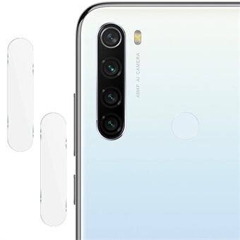 IMAK 2kpl / pakkaus teräväpiirtolasi, kirkas kameran linssisuoja Xiaomi Redmi Note 8:lle
