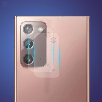 2kpl ENKAY HAT Prince Samsung Galaxy Note 20/20 5G [0,2mm 9H 2.15D Arc Edges] karkaistua lasia kameran linssikalvot
