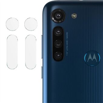 IMAK 2kpl / Pack HD Glass Clear -kameran linssikalvot Motorola Moto G8:lle