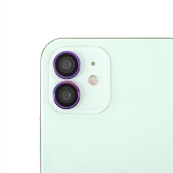 HD kirkas värikäs kehys + lasikameran linssisuoja (2 kpl / setti) iPhone 11:lle / iPhone 12:lle / iPhone 12 Minille
