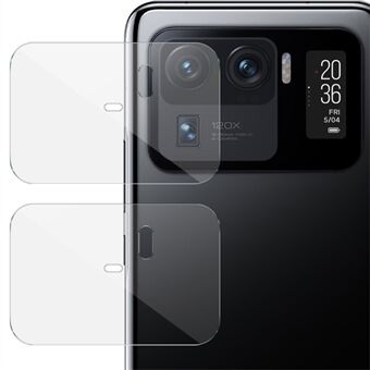 2 kpl / pakkaus IMAK Täyspeitto teräväpiirtokameran linssin suojaava lasikalvo Xiaomi Mi 11 Ultralle
