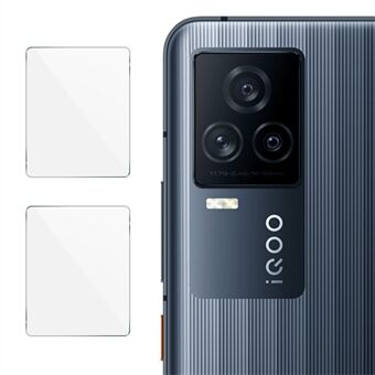 2 kpl / pakkaus IMAK Täyspeitto, läpinäkyvä kameran linssi suojaava lasikalvo vivo iQOO 7:lle