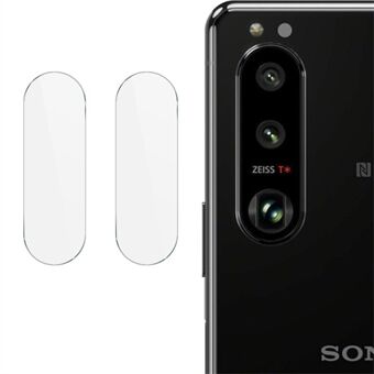 2kpl / sarja IMAK Ultra Clear koko näytön karkaistu lasi kameran linssisuojakalvo Sony Xperia 5 III:lle