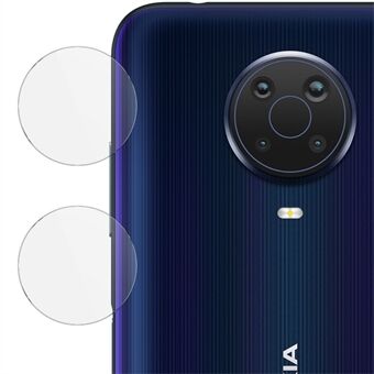 2 kpl / pakkaus IMAK hankausta kestävä, läpinäkyvä karkaistu lasi kameran linssin suojakalvo Nokia G20 -puhelimeen
