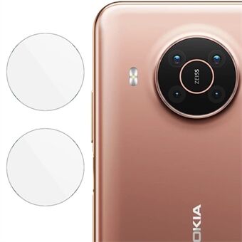 IMAK 2Pcs / Pack Ultra Clear Scratch karkaistu lasi kameran linssisuojakalvot Nokia X10 / X20