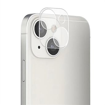 MOCOLO Silk Printing 9H Scratch- Karkaistu lasi takakameran linssinsuoja iPhone 13 6,1 tuumalle - Läpinäkyvä