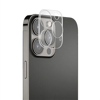 MOCOLO Silk Printing Case Friendly HD Kirkas 9H Kovuus Karkaistu lasi Takakameran linssinsuoja iPhone 13 Pro 6,1 tuumaa - Läpinäkyvä