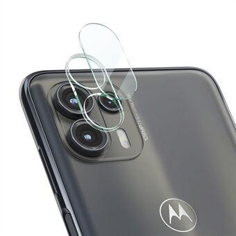 IMAK Anti- Scratch High Definition Täysi peittävä karkaistu lasikameran linssikalvo + läpinäkyvä akryylilinssinsuojus Motorola Edge 20 Litelle