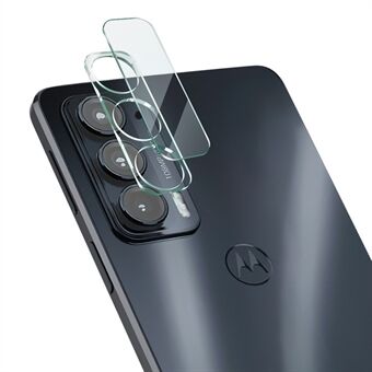 IMAK kulutusta kestävä karkaistu lasilinssikalvo, joka on päällystetty läpinäkyvällä akryylisuojalla Motorola Edge 20 / Edge Lite Luxury Editionille