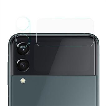 Karkaistu lasi 3D-kameran linssikalvo + ultrakirkas näytönsuoja Galaxy Z Flip3 5G:lle