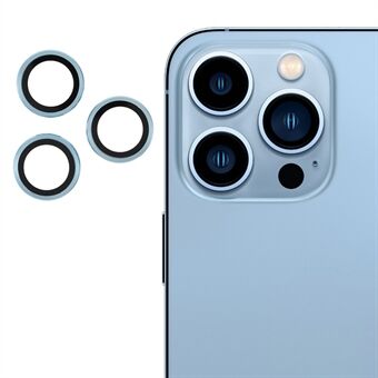 3 kpl / sarja Ultra Clear Monochrome AGC lasikameran linssisuoja iPhone 13 Pro 6,1 tuumaa / 13 Pro Max 6,7 tuumaa - Multi