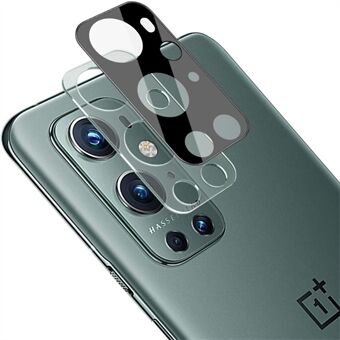 IMAK Scratch Kulutusta kestävä HD Tempered Glass -takakameran linssikalvo + akryylilinssinsuojus (musta versio) OnePlus9 Pro 5G:lle