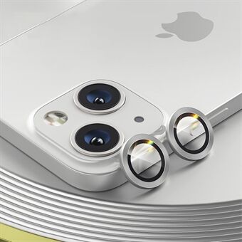 BENKS 2kpl / sarja korkea alumiini-silikonilasikameran linssin suojakalvo metallikehyksellä iPhone 13 minille 5,4 tuumaa / 13 6,1 tuumaa