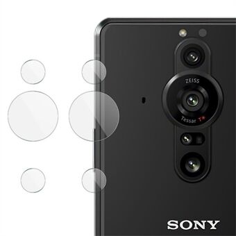 IMAK 2 Sets HD Clear Scratch kameran karkaistu lasilinssikalvosuoja Sony Xperia Pro-I:lle