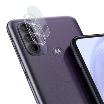 IMAK for Motorola Moto G31 Full Cover Kulutusta kestävä HD kirkas karkaistu lasi kameran linssikalvo + akryylilinssin suojus