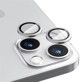 BENKS King Kong -sarja iPhone 13 minille 5,4 tuuman / 13 6,1 tuuman alumiiniseos + Corning karkaistu lasi Scratch täysliimainen linssisuojakalvo - valkoinen