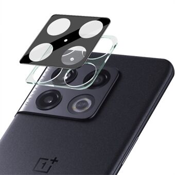 IMAK for OnePlus 10 Pro kulutuskestävä HD kirkas karkaistu lasilinssikalvo + akryylilinssinsuojus (musta versio)