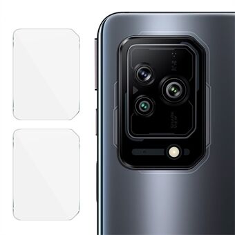 IMAK 2kpl / sarja Xiaomi Black Shark 5/5 Pro -kameran linssinsuojalle, ei kuplia, täysin peittävä teräväpiirto karkaistu lasikalvo