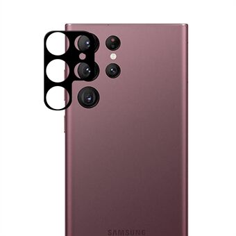 Samsung Galaxy S22 Ultra 5G -kameran linssisuojalle Black Edge AGC karkaistu lasi HD kirkas Scratch kalvo