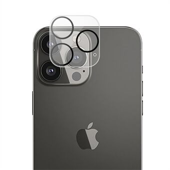 MOCOLO iPhone 14 Pro Max 6,7 tuuman silkkitulostuskameran linssin näytönsuoja Kirkas karkaistu lasi 9H Kovuus Räjähdyssuojakalvo Black Night ympyrällä