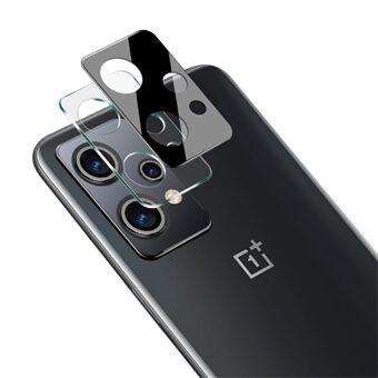 IMAK OnePlus Nord CE 2 Lite 5G -kameran linssisuojaan integroitu karkaistu lasilinssikalvo + akryylilinssinsuojus (musta versio)