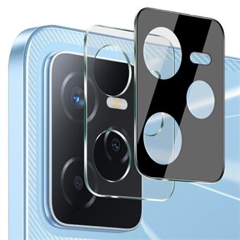 IMAK for Realme Narzo 50A Prime Integroidun kameran linssin näytönsuoja karkaistu lasi linssikalvo + akryylilinssin suojus (musta versio)