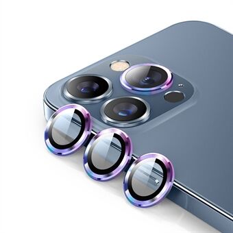ENKAY HAT Prince iPhone 14 Pro 6,1 tuumaa / 14 Pro Max 6,7 tuumaa 1 sarjan kameran linssikalvo Ultra kirkas karkaistu lasi alumiiniseoksesta valmistettu Ring linssisuoja