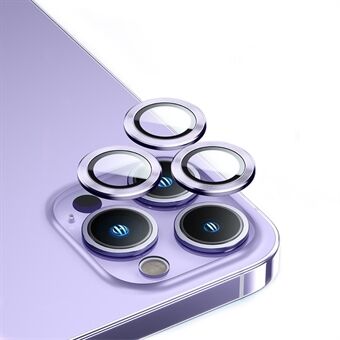 Ring iPhone 14 Pro Max -kameran linssisuojan täyssuoja Kirkas korkea-alumiinipiilasi-alumiiniseoksesta valmistettu rengassuojus
