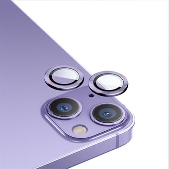 Ring iPhone 14:lle 6,1 tuuman kameran linssisuojarengas kirkas korkea-alumiini-piilasi-alumiiniseoksesta valmistettu linssin suojus
