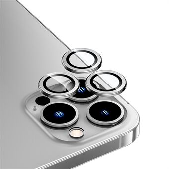 BENKS iPhone 14 Pro -kameran linssisuoja Scratch- Kameran linssikalvo Sapphire + Karkaistu lasi Takana linssin suojus