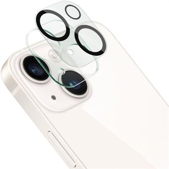 IMAK iPhone 14 / 14 Plus karkaistusta lasista -kameran linssisuoja + akryylilinssinsuojus Scratch linssikalvo