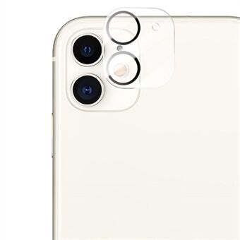 AMORUS iPhone 11:lle 6,1 tuuman silkkitulostus HD-kameran linssinsuoja Sormenjälkiä estävä karkaistu lasi kameran linssin suojus mustalla ympyrällä