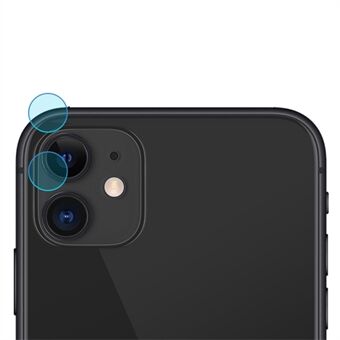 AMORUS 1Set kameran linssisuoja iPhone 11:lle 6,1 tuumaa, Ultra HD Scratch karkaistu lasi kameran kansi Särkymätön yksittäisen linssin kalvo