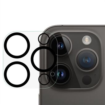 IPhone 14 Pro / 14 Pro Max Valottumista estävä linssisuoja, yksiosainen karkaistu lasi takakameran suojus