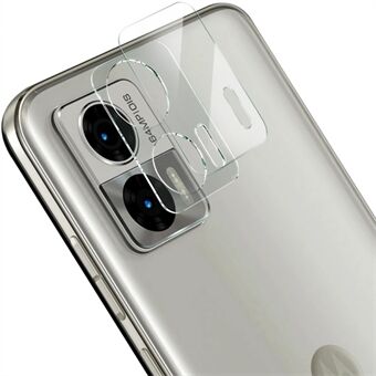 IMAK Motorola Edge 30 Neo 5G:lle karkaistu lasilinssin suoja + akryylilinssin suojus, koko kansi, integroitu kameran linssisuoja