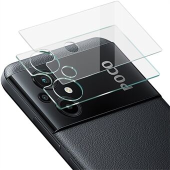 IMAK-kameran linssisuoja Xiaomi Poco M5 4G:lle, HD Clear Full Cover Integroitu karkaistu lasilinssikalvo + akryylilinssinsuojus