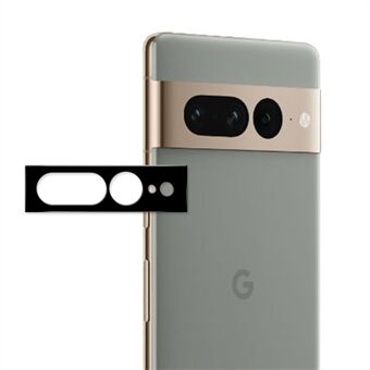 ENKAY HAT- Prince Kameran linssinsuoja Google Pixel 7 Pro 5G:lle karkaistu lasilinssin suojus Täysliima Musta silkkitulostuslinssikalvo