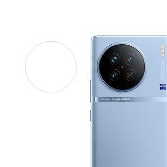 Vivo X90 5G:lle erittäin kirkkaalle kameran linssisuojalle, kirkkaalle, täysin peittävälle Corning Gorilla Glass -lasille 3D-kaaren reunalinssikalvo