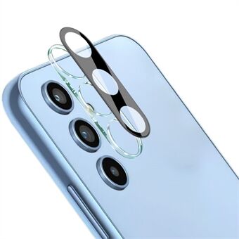 IMAK Samsung Galaxy A54 5G:lle kirkas karkaistu lasilinssikalvo + akryylilinssinsuojus, sormenjäljetön kameran linssisuoja (musta versio)