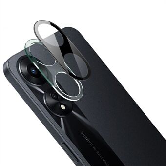 IMAK For Oppo A58 5G suojaava karkaistu lasilinssikalvo + akryylilinssin suojus Ultra Clear kameran linssisuoja (musta versio)
