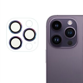 RURIHAI puhelimen takakameran linssisuoja iPhone 14 Pro / 14 Pro Max kovametalli + akryyli Scratch HD kirkas linssikalvo - Multi