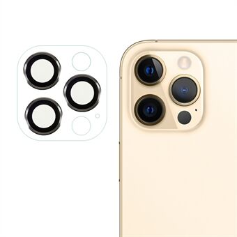 RURIHAI iPhone 12 Pro Max 6,7 tuuman kovametalli + akryylipuhelimen takakameran linssinsuoja HD kirkas linssikalvo