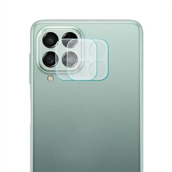 ENKAY HAT- Prince 2 kpl/setti Samsung Galaxy M33 5G (maailmanlaajuinen versio)/M53 5G kameran linssinsuoja 0,2 mm Ultra ohut täysliima korkea alumiinipii lasikalvo
