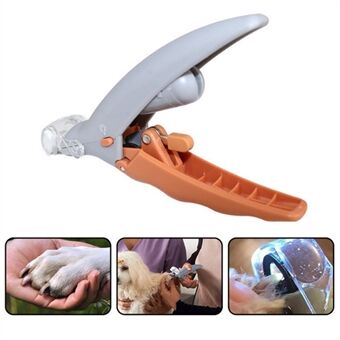 Lemmikkien koiran kynsileikkuri LED-valolla Steel varpaiden kynsileikkurit sakset