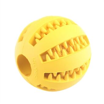 5 cm:n TPR Pet Kitisevä lelu koiranpennulle purulelu hampaiden hampaiden puhdistuspallo työkalu herkullisten herkkujen annosteluun (BPA-vapaa, ei FDA-sertifioitua), koko: S