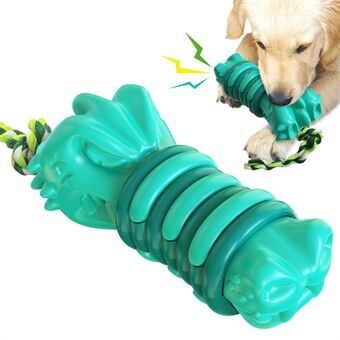 GYL-01 Koiran purulelu koiranpentujen hampaiden purutyökalu Lemmikkikoiran lauluäänipurulelu köydellä hampaiden harjoitteluun ja puhdistamiseen (BPA-vapaa, FDA-sertifioitu)
